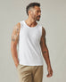 Men's Rib Tank - White